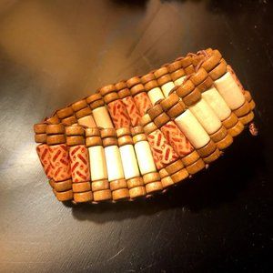 Wood stretch bracelet